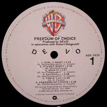Load image into Gallery viewer, Devo : Freedom Of Choice (LP, Album, Win)