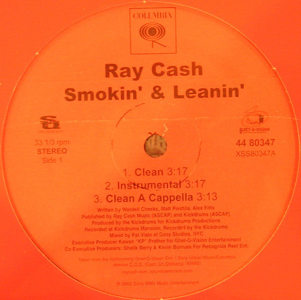 Ray Cash : Smokin' & Leanin' (12