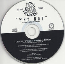 Load image into Gallery viewer, Def Squad Featuring Slick Rick &amp; Erick Onasis : Why Not (CD, Single, Promo)