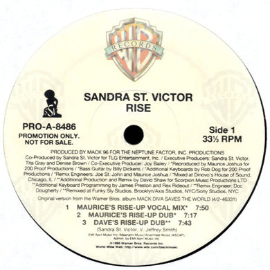 Sandra St. Victor : Rise (12