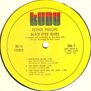 Esther Phillips : Black-Eyed Blues (LP, Album)