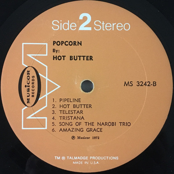 未使用  Hot Butter - Popcorn / レコード HOT BUTTER / Popcorn ( Musicor Records – CD4W-7022, LP