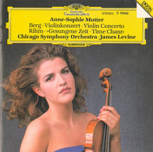Load image into Gallery viewer, Berg*, Rihm* - Anne-Sophie Mutter - Chicago Symphony Orchestra*, James Levine (2) : Violinkonzerte: Violinkonzert/Violin Concerto • »Gesungene Zeit/Time Chant« (CD, Album, Club)
