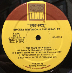 Smokey Robinson And The Miracles* : 1957 1972 (2xLP, Album)