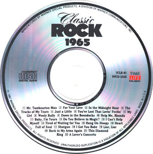 Various : Classic Rock 1965 (CD, Comp)