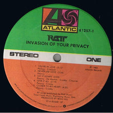 Load image into Gallery viewer, Ratt : Invasion Of Your Privacy (LP, Album, Spe)