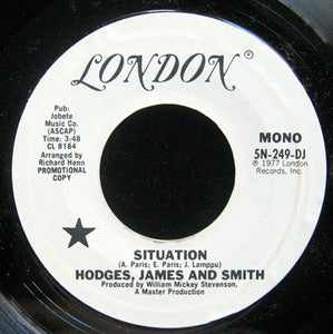 Hodges, James And Smith : Situation (7", Mono, Promo)