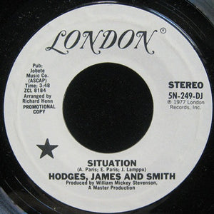 Hodges, James And Smith : Situation (7", Mono, Promo)