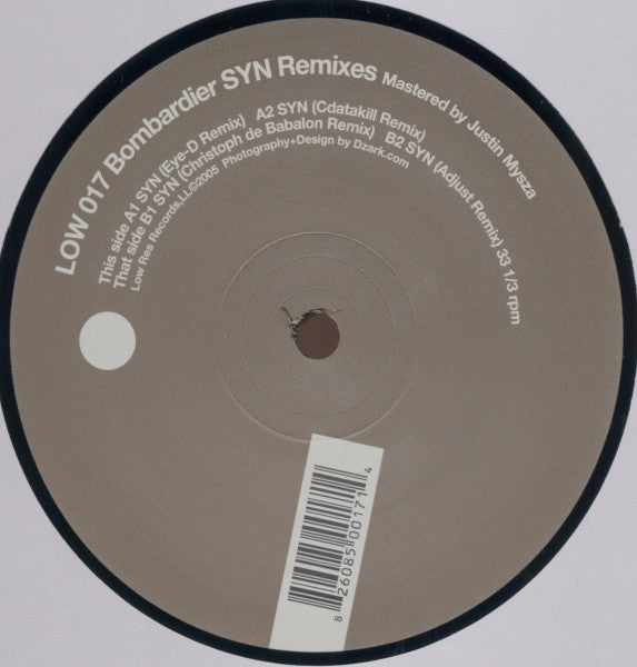 Bombardier : Syn Remixes (12
