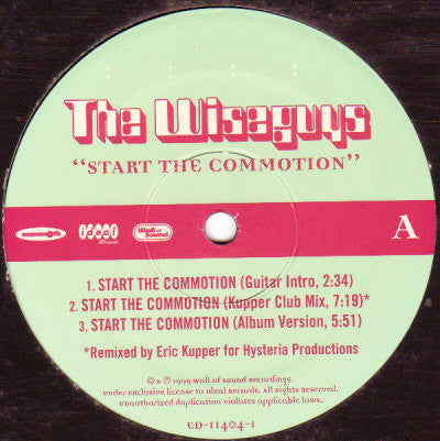The Wiseguys : Start The Commotion (12