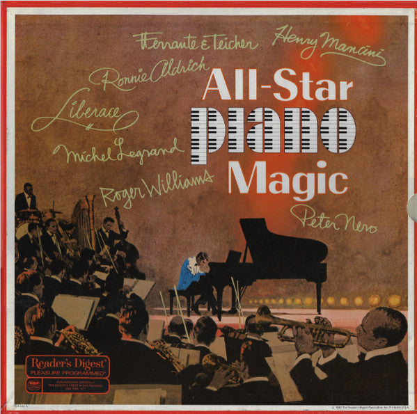 Various : All-Star Piano Magic (8xLP, Comp + Box)