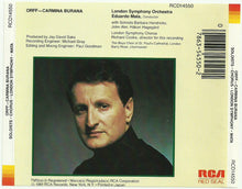 Load image into Gallery viewer, Carl Orff / The London Symphony Orchestra / London Symphony Chorus / Barbara Hendricks / John Aler / Håkan Hagegård / The Boys Choir Of St. Paul&#39;s Cathedral, London* : Carmina Burana (CD, Album)