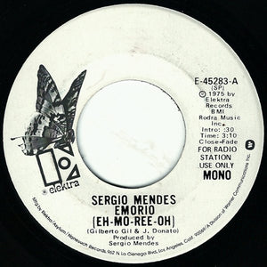 Sergio Mendes* : Emorio (Eh-Mo-Ree-Oh) (7", Promo)