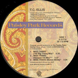 T.C. Ellis : Miss Thang (12", Maxi)