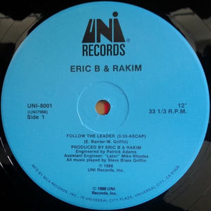 Eric B. & Rakim : Follow The Leader (12", Pin)