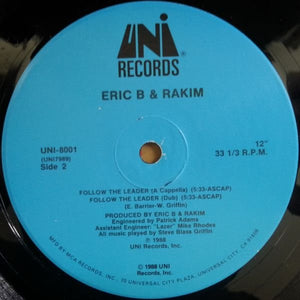 Eric B. & Rakim : Follow The Leader (12", Pin)