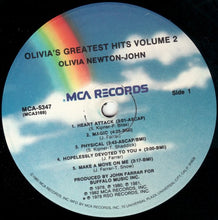 Load image into Gallery viewer, Olivia Newton-John : Olivia's Greatest Hits Vol. 2 (LP, Comp, Pin)
