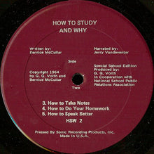 Load image into Gallery viewer, Bernice McCullar : How To Study And Why! (2xLP)