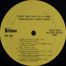 Load image into Gallery viewer, Missionary Essie Moss* : Take One Day At A Time (LP, Album, Yel)