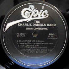 Load image into Gallery viewer, The Charlie Daniels Band : High Lonesome (LP, Album, RP, Gat)