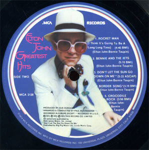 Elton John : Greatest Hits (LP, Comp, Glo)