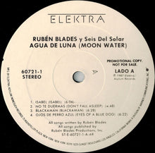 Load image into Gallery viewer, Rubén Blades* Y Seis Del Solar : Agua De Luna (Moon Water) (LP, Album, Promo)