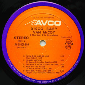 Van McCoy & The Soul City Symphony : Disco Baby (LP, Album, Mon)