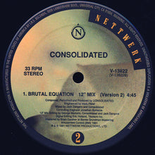 Load image into Gallery viewer, Consolidated : Brutal Equation (12&quot; Mixes) (12&quot;)