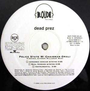 Dead Prez : Police State (12", Promo)