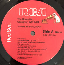 Load image into Gallery viewer, Schumann*, Mendelssohn*, Rachmaninoff*, Horowitz* : The Horowitz Concerts 1979/80 (LP, Album, Ind)
