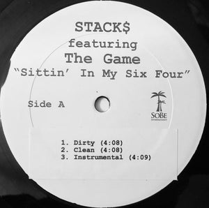 Stack$* : Sittin' In My Six Four / MIA (12")