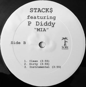 Stack$* : Sittin' In My Six Four / MIA (12")