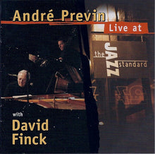Load image into Gallery viewer, André Previn With David Finck : Live At The Jazz Standard (CD, Album)