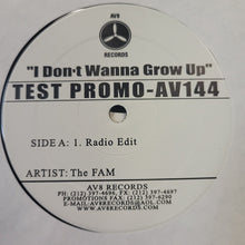 Load image into Gallery viewer, The Fam : I Don&#39;t Wanna Grow Up (12&quot;, Promo, TP)