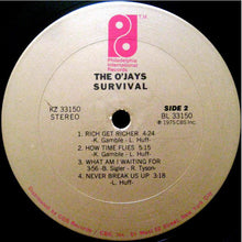 Load image into Gallery viewer, The O&#39;Jays : Survival (LP, Album)