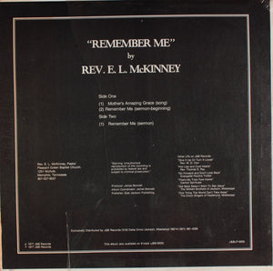 Rev. E. L. McKinney : Remember Me (LP, Album)