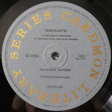 Load image into Gallery viewer, Basil Rathbone / Edgar Allan Poe : Basil Rathbone Reads Edgar Allan Poe (LP)