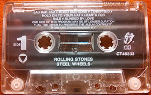 The Rolling Stones : Steel Wheels (Cass, Album)