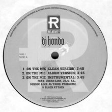 Load image into Gallery viewer, DJ Honda : On The Mic (12&quot;, Single, Promo)