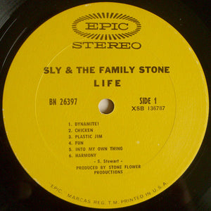 Sly & The Family Stone : Life (LP, Album)