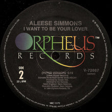 Load image into Gallery viewer, Aleese Simmons : I Want To Be Your Lover (12&quot;)