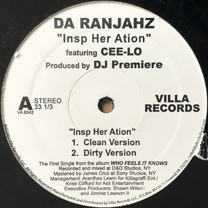 Da Ranjahz : Insp Her Ation (12")