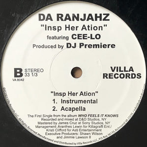 Da Ranjahz : Insp Her Ation (12")