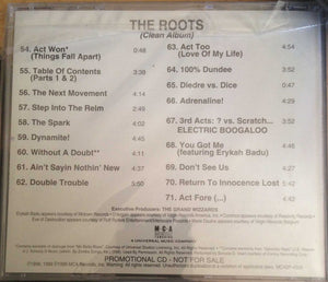 The Roots : Things Fall Apart (Clean Album) (CD, Album, Promo, Cle)