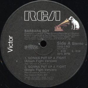 Barbara Roy : Gonna Put Up A Fight (12")