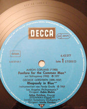 Load image into Gallery viewer, Gershwin*, Copland*, Los Angeles Philharmonic*, Mehta*, London Symphony Orchestra*, Kertész* : Rhapsodie In Blue / Ein Amerikaner In Paris / Fanfare For The Common Man (LP, Comp)