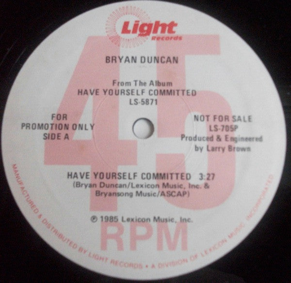 Bryan Duncan : Have Yourself Comitted (12