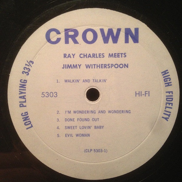 Ray Charles Meets Jimmy Witherspoon : Ray Charles Meets Jimmy Witherspoon (LP, Comp)