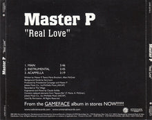 Load image into Gallery viewer, Master P : Real Love (CD, Single, Promo)