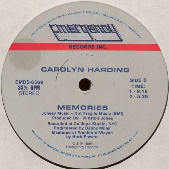 Carolyn Harding : Memories (12